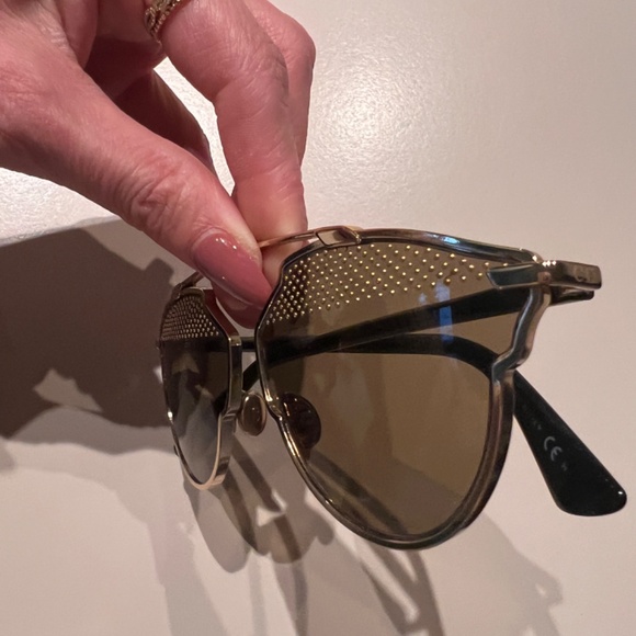 Christian Dior So Real S Studded RHL/5V Gold Sunglasses - Picture 5 of 7